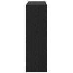 vidaXL Knižnica Čierny dub 102 x 32 x 102 cm – Obrázok 5