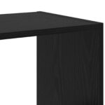 vidaXL Knižnica Čierny dub 102 x 32 x 102 cm – Obrázok 7