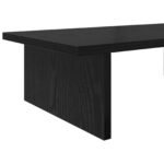 vidaXL Stojan na monitor Čierny dub 100 x 27 x 15 cm Kompozitné drevo – Obrázok 7