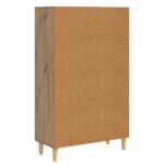 vidaXL Highboard Dub artisan 70 x 31 x 115 cm Kompozitné drevo – Obrázok 10