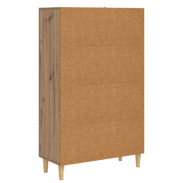 vidaXL Highboard Dub artisan 70 x 31 x 115 cm Kompozitné drevo – Obrázok 10