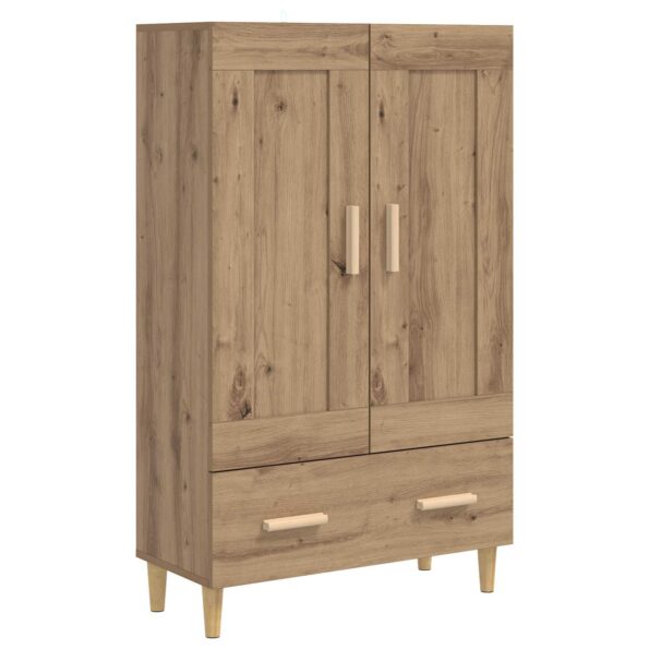 vidaXL Highboard Dub artisan 70 x 31 x 115 cm Kompozitné drevo – Obrázok 2