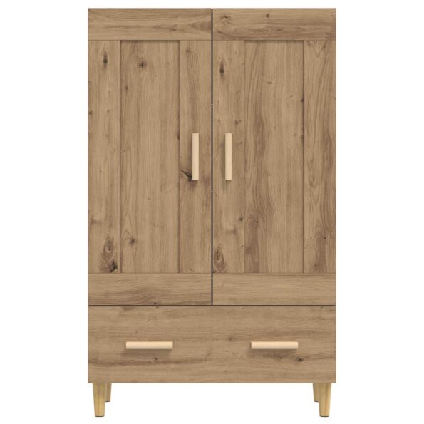 vidaXL Highboard Dub artisan 70 x 31 x 115 cm Kompozitné drevo – Obrázok 8