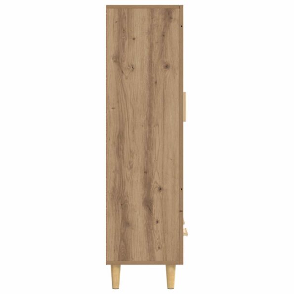 vidaXL Highboard Dub artisan 70 x 31 x 115 cm Kompozitné drevo – Obrázok 9