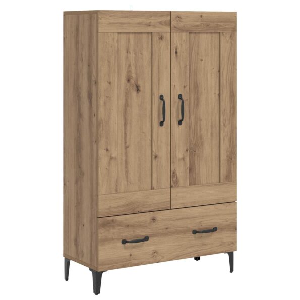 vidaXL Highboard Dub artisan 70 x 31 x 115 cm Kompozitné drevo – Obrázok 2