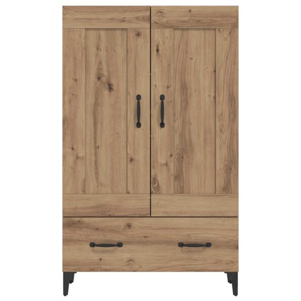 vidaXL Highboard Dub artisan 70 x 31 x 115 cm Kompozitné drevo – Obrázok 8
