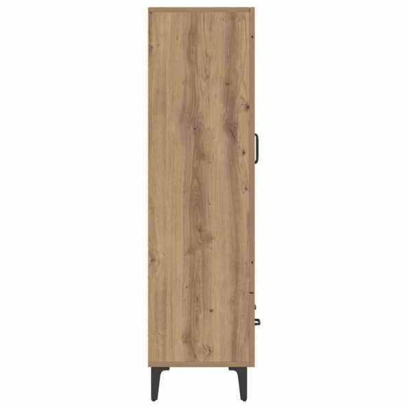 vidaXL Highboard Dub artisan 70 x 31 x 115 cm Kompozitné drevo – Obrázok 9