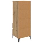 vidaXL Highboard Dub artisan 40 x 36 x 110 cm Kompozitné drevo – Obrázok 8