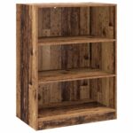 vidaXL Šatná skriňa s poličkou Staré drevo 77 x 48 x 102 cm PB