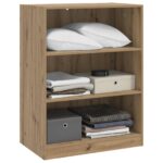 vidaXL Šatná skriňa s poličkou Dub artisan 77 x 48 x 102 cm PB – Obrázok 3