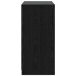 vidaXL Šatná skriňa s poličkou Čierny dub 77 x 48 x 102 cm PB – Obrázok 3