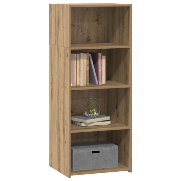 vidaXL Highboard Dub artisan 50 x 41 x 124 cm Kompozitné drevo – Obrázok 3