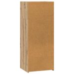 vidaXL Highboard Dub artisan 50 x 41 x 124 cm Kompozitné drevo – Obrázok 6