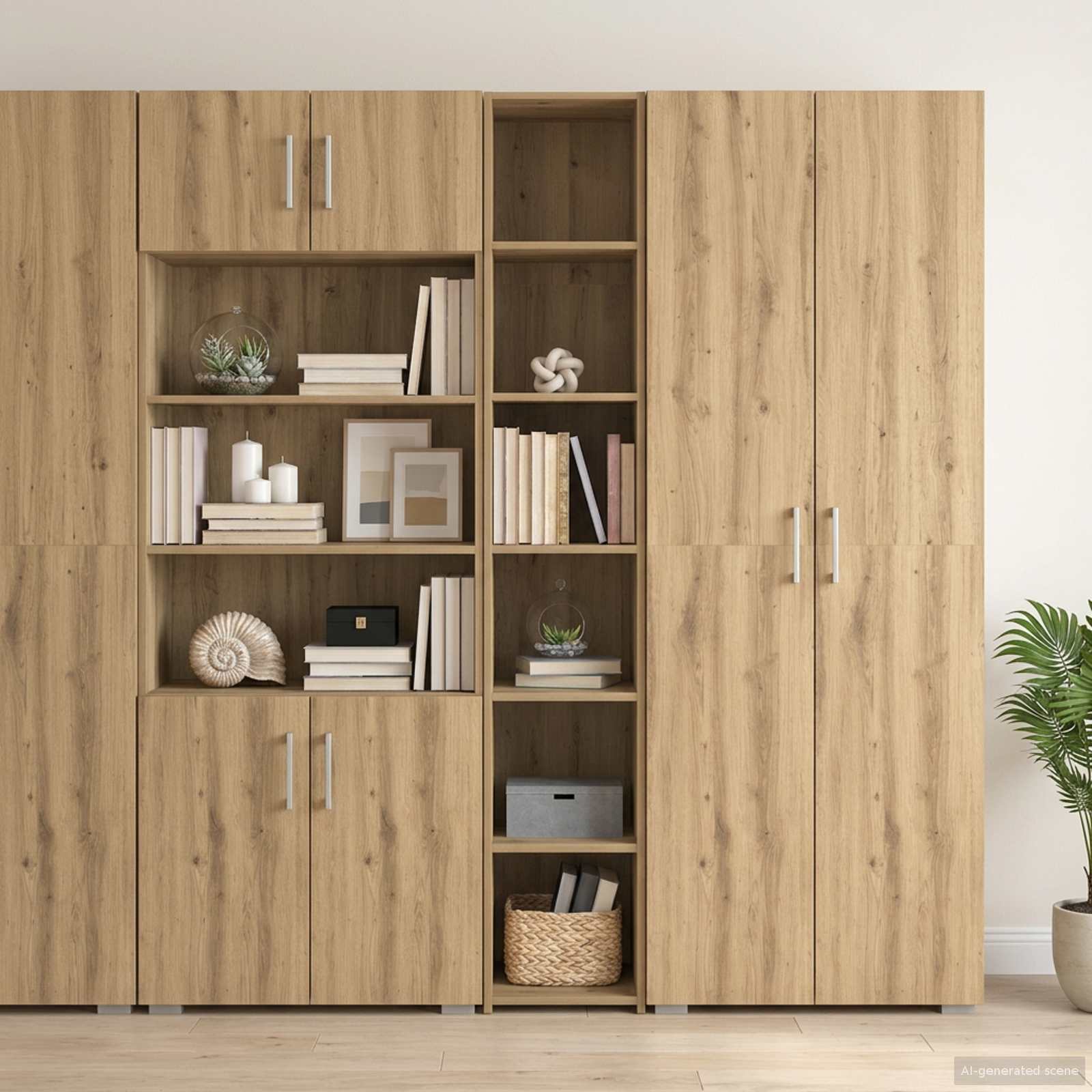 8010944_1.jpg vidaXL Highboard Dub artisan 30 x 41 x 185 cm Kompozitné drevo – Obrázok 1