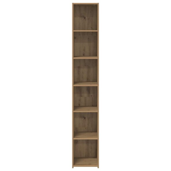 vidaXL Highboard Dub artisan 30 x 41 x 185 cm Kompozitné drevo – Obrázok 4