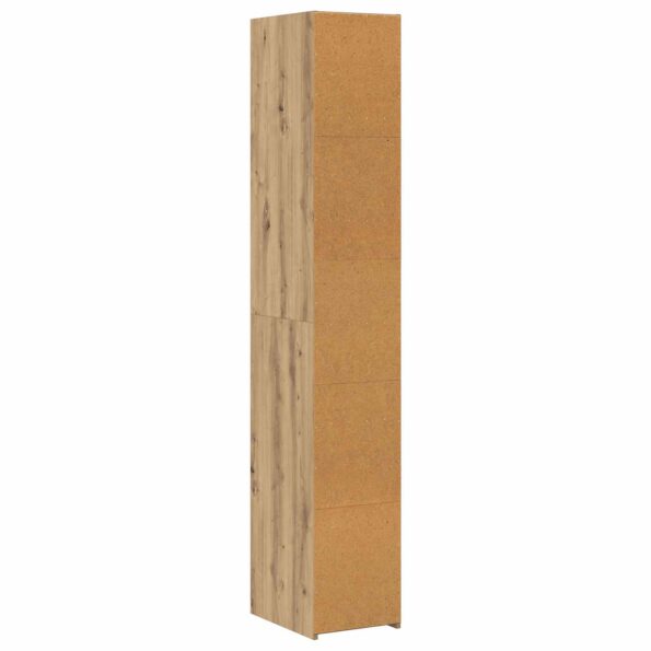 vidaXL Highboard Dub artisan 30 x 41 x 185 cm Kompozitné drevo – Obrázok 6