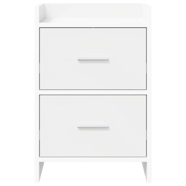 vidaXL Nočné stolíky Biela 40 x 30 x 60 cm Kompozitné drevo – Obrázok 4