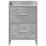 vidaXL Nočné stolíky 2 pcs Betónovo sivá 40 x 30 x 60 cm – Obrázok 4