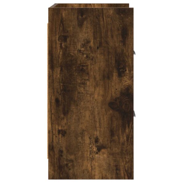 vidaXL Nočné stolíky Dymový dub 40 x 30 x 60 cm Kompozitné drevo – Obrázok 5