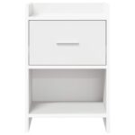vidaXL Nočné stolíky Biela 40 x 30 x 60 cm Kompozitné drevo – Obrázok 4
