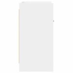 vidaXL Nočné stolíky Biela 40 x 30 x 60 cm Kompozitné drevo – Obrázok 5