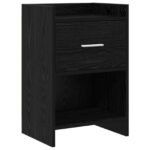 vidaXL Nočné stolíky Čierny dub 40 x 30 x 60 cm Kompozitné drevo