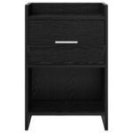 vidaXL Nočné stolíky Čierny dub 40 x 30 x 60 cm Kompozitné drevo – Obrázok 4