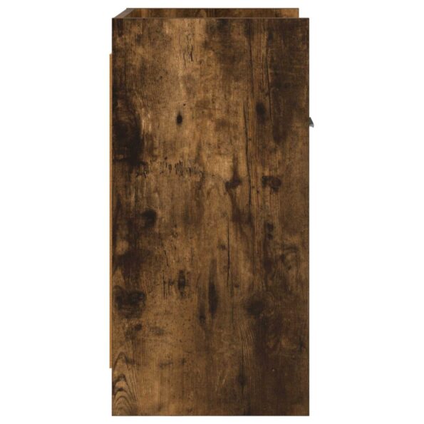 vidaXL Nočné stolíky Dymový dub 40 x 30 x 60 cm Kompozitné drevo – Obrázok 5