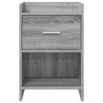 vidaXL Nočné stolíky 2 pcs Sivý Sonoma 40 x 30 x 60 cm – Obrázok 4