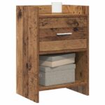 vidaXL Nočné stolíky 2 pcs Staré drevo 40 x 30 x 60 cm – Obrázok 2