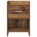vidaXL Nočné stolíky 2 pcs Staré drevo 40 x 30 x 60 cm – Obrázok 4