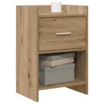 vidaXL Nočné stolíky 2 pcs Dub artisan 40 x 30 x 60 cm – Obrázok 2