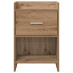 vidaXL Nočné stolíky 2 pcs Dub artisan 40 x 30 x 60 cm – Obrázok 4