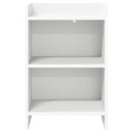 vidaXL Nočné stolíky 2 pcs Biela 40 x 30 x 60 cm Kompozitné drevo – Obrázok 3