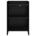 vidaXL Nočné stolíky Čierny dub 40 x 30 x 60 cm Kompozitné drevo – Obrázok 3