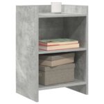 vidaXL Nočné stolíky 2 pcs Betónovo sivá 40 x 30 x 60 cm – Obrázok 2