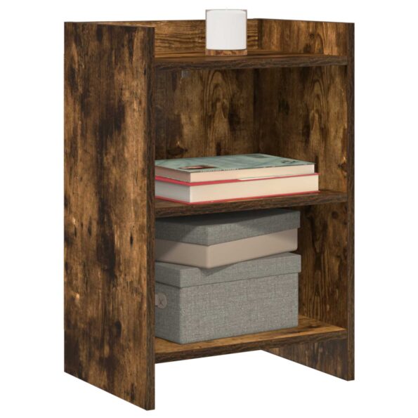 vidaXL Nočné stolíky Dymový dub 40 x 30 x 60 cm Kompozitné drevo – Obrázok 2