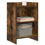 vidaXL Nočné stolíky 2 pcs Dymový dub 40 x 30 x 60 cm Kompozitné drevo – Obrázok 2