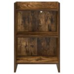 vidaXL Nočné stolíky 2 pcs Dymový dub 40 x 30 x 60 cm Kompozitné drevo – Obrázok 3