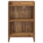 vidaXL Nočné stolíky Staré drevo 40 x 30 x 60 cm Kompozitné drevo – Obrázok 3