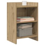 vidaXL Nočné stolíky 2 pcs Dub artisan 40 x 30 x 60 cm – Obrázok 2