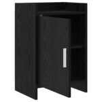 vidaXL Nočné stolíky Čierny dub 40 x 30 x 60 cm Kompozitné drevo – Obrázok 3