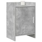 vidaXL Nočné stolíky 2 pcs Betónovo sivá 40 x 30 x 60 cm – Obrázok 2