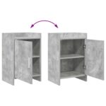 vidaXL Nočné stolíky 2 pcs Betónovo sivá 40 x 30 x 60 cm – Obrázok 7