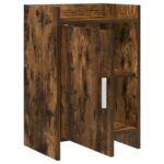 vidaXL Nočné stolíky Dymový dub 40 x 30 x 60 cm Kompozitné drevo – Obrázok 3