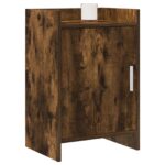 vidaXL Nočné stolíky 2 pcs Dymový dub 40 x 30 x 60 cm Kompozitné drevo – Obrázok 2