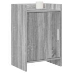 vidaXL Nočné stolíky 2 pcs Sivý Sonoma 40 x 30 x 60 cm – Obrázok 2