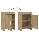 vidaXL Nočné stolíky 2 pcs Dub artisan 40 x 30 x 60 cm – Obrázok 7