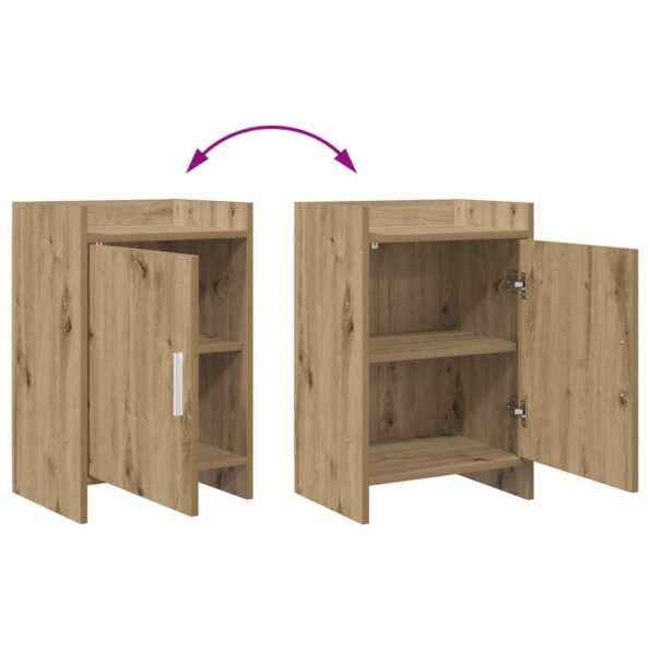 vidaXL Nočné stolíky 2 pcs Dub artisan 40 x 30 x 60 cm – Obrázok 7
