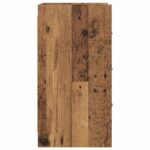 vidaXL Nočné stolíky Staré drevo 40 x 36 x 70 cm Kompozitné drevo – Obrázok 5